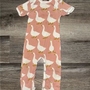 Girls Size 6-12 Months * MILKBARN Outfit * 100% Organic Cotton * Duck Design
